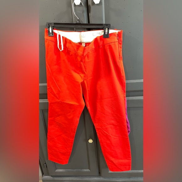 JCrew Minnie cropped pant size 8 orange - Picture 1 of 4